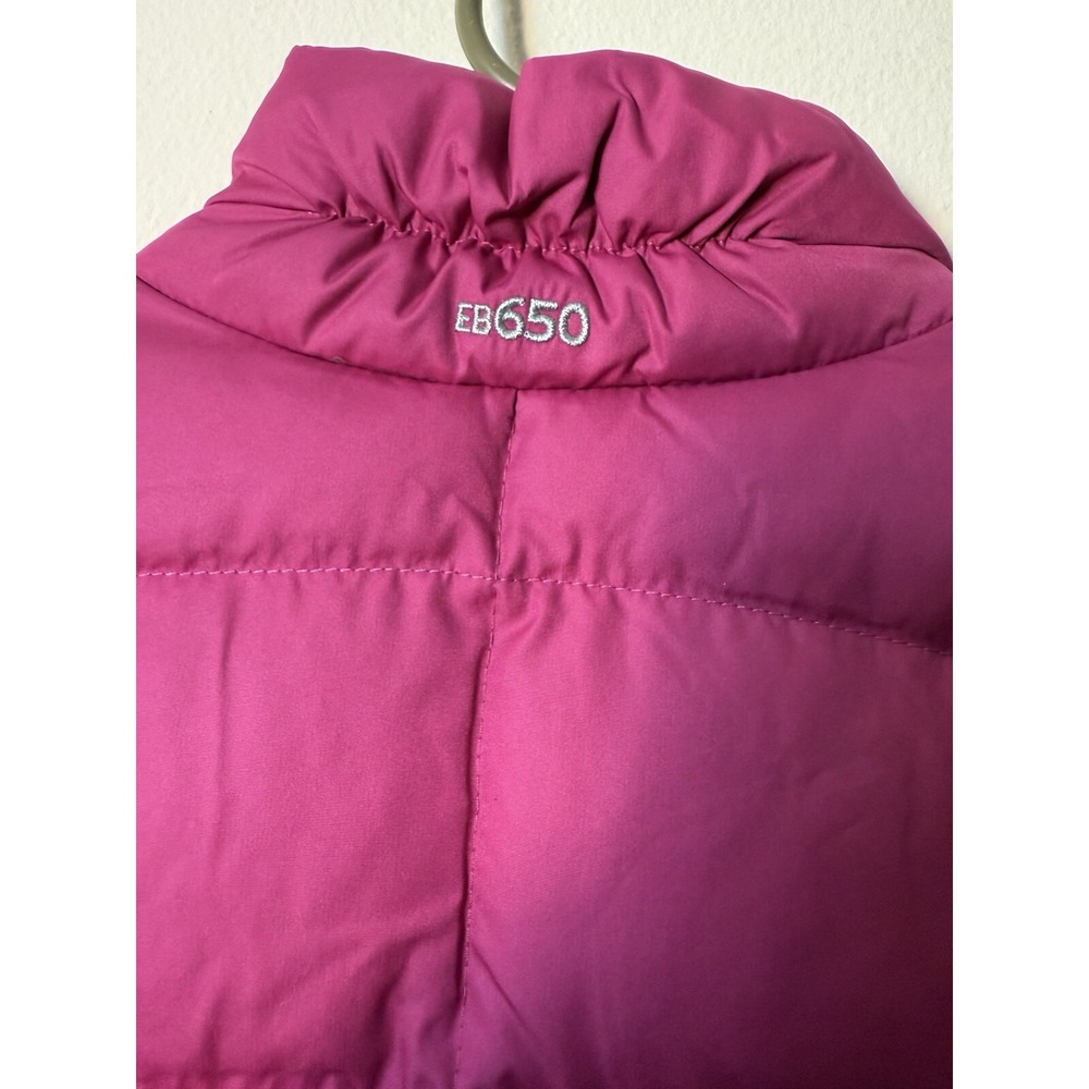 Eddie Bauer Goose Down Vest Womens Small Pink Premium EB650 Quilted Zip & Snap - Picture 6 of 9
